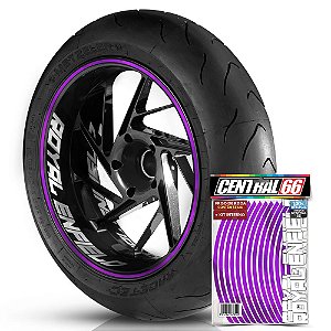 Kit Adesivo Interno de Roda G Royal Enfield + Friso Roxo