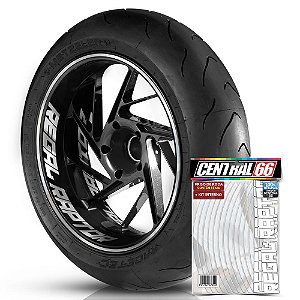 Kit Adesivo Interno de Roda G Regal Raptor + Friso Branco
