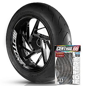 Kit Adesivo Interno de Roda G Motorino + Friso Preto