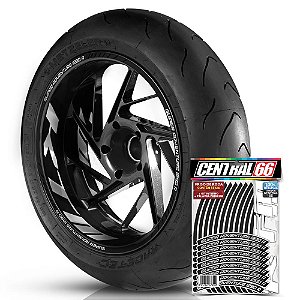 Adesivo Friso de Roda M1 +  Palavra SUPER ADVENTURE 1290 R + Interno G KTM - Filete Preto