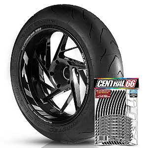 Adesivo Friso de Roda M1 +  Palavra SUPERDUKE 990 + Interno G KTM - Filete Preto