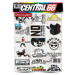 Cartela Individual Tuning M1 - P5 Adesivos Stickers