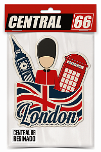 Adesivo Resinado Londres Inglaterra -10 cm M2
