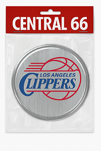 Adesivo Los Angeles Clippers Prata Resinado NBA -10cm