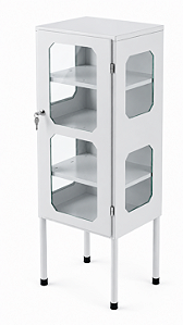 Armário Vitrine com 1 Porta Visor em Acrílico - Salutem