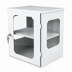 Armário Vitrine De Parede 1 Porta (Visor em Acrílico) - Salutem