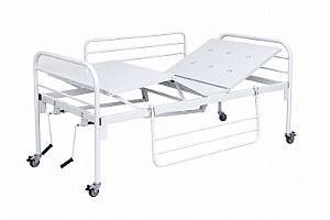 Cama Hospitalar Fowler Standard C/ Rodizio até 120kg - Salutem