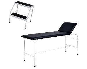 Kit Maca/Mesa Para Massagem e Escada Dois Degraus - Salutem