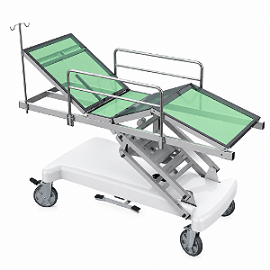 Carro Maca Hospitalar Radio transparente - Salutem