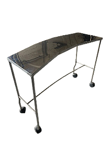 Mesa Semi-cirurcular Com Prateleira - Salutem