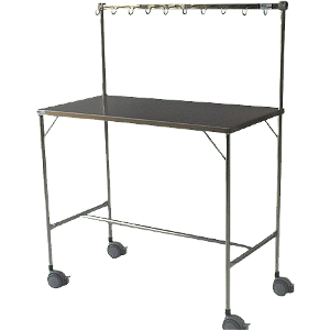 Mesa Para Instrumental Inox Com Varal - Salutem