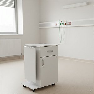 Mesa De Cabeceira Com Mesa De Refeição Acoplada - Salutem