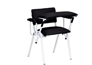 Cadeira de Coleta Com Apoio de Braço Frontal Cor Preto - Salutem