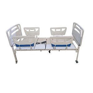 Cama Motorizada Fowler Altura Fixa Com Rodízios - Salutem Moveis Hospitalares
