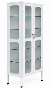 Armário Vitrine 2 Portas - Salutem