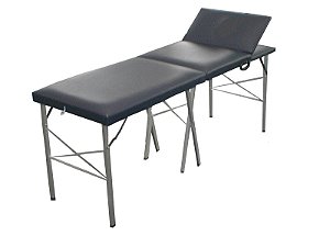 Mesa Para Massagem Mala Dobrável com Cabeceira Móvel - Salutem Móveis Hospitalares