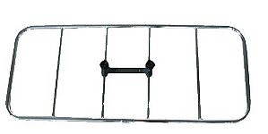 Par de Grades para Cama Hospitalar Inox - Salutem Móveis Hospitalares