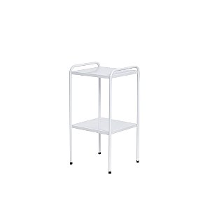 Mesa Auxiliar Pintura Epóxi 40x40x80cm com Ponteira Remanufaturado - Salutem