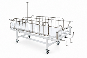Cama de Recuperação C/ Grades Inox - Salutem