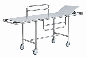 Carro Padiola Rodízios de 5" C/ Grade TT Inox - Salutem