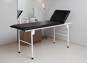 Mesa Para Massagem com Pés Retiráveis em Pintura Epóxi - Salutem