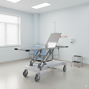 Carro Maca Hospitalar Hidráulico - Salutem