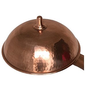 Cloche de Cobre 22 cm Forma Baixa