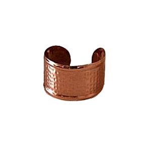 Bracelete de Cobre Martelado e Regulavel - 18 cm