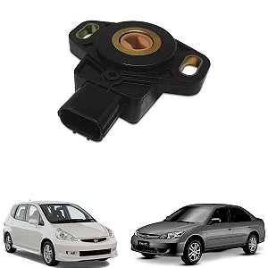 Sensor Borboleta Honda Civic 1.7 2001/2005 Crv 2.4 2002/2006 Fit 1.4 1.5 2003 A 2008 Civic 1.7