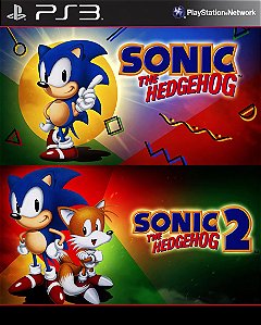 Sonic The Hedgehog 1 e 2 collection (clássico mega drive) PS3 Psn Mídia Digital