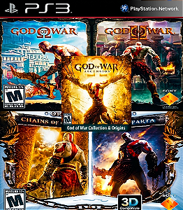 God of war Coleção 5 em 1 Ps3 Psn Mídia Digital