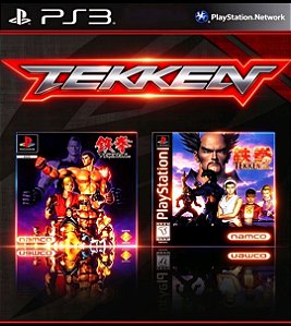 Tekken 1 e 2 collection PS3 (psone classic) PSN Mídia Digital