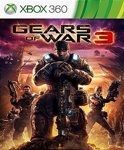 Gears of War 3 Xbox 360 Xbox Live Mídia Digital