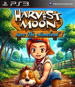 Harvest Moon Save the Homeland (Clássico Ps2) Ps3 Psn Mídia Digital