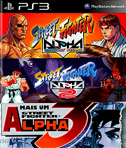 Street FIghter Alpha 1 2 3 Coleção (Clássico Ps1) Ps3 Psn Mídia Digial