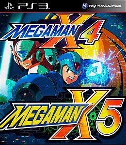 Mega Man X4 e X5 Coleção Ps3 Psn Midia Digital