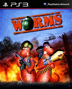 Worms 1 Ps3 (Clássico Ps1) Psn Midia Digital