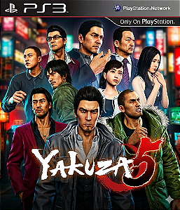 Yakuza 5 Ps3 Psn Mídia Digital