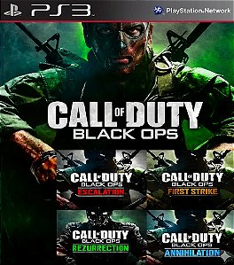 Call of Duty Black Ops 1 + Season Pass (todas as dlcs) Ps3 Psn Midia Digital