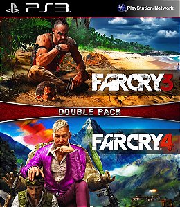 Far Cry 3 e Far Cry 4 Dual pack Ps3 Psn Midia Digital