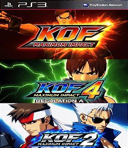 The King Of Fighters - Maximum Impact PACK 3em1 Ps3 Psn Midia Digital