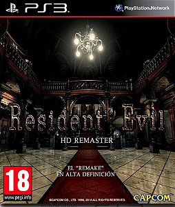 Resident Evil HD Remaster Ps3 Psn Mídia Digital