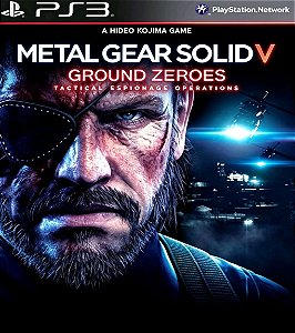 Metal Gear Solid Ground Zeroes PS3 PSN mídia digital