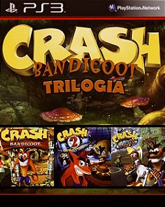 Crash Bandicoot Trilogia (Classic Psone) Ps3 Psn Mídia Digital