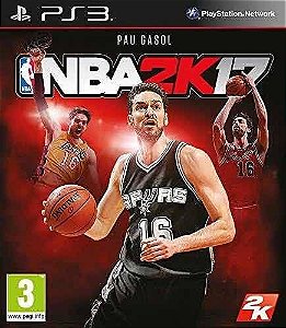 NBA 2K17 PS3 PSN mídia digital