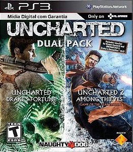 UNCHARTED 1 e 2™ Dual Pack Ps3 Psn Mídia Digital