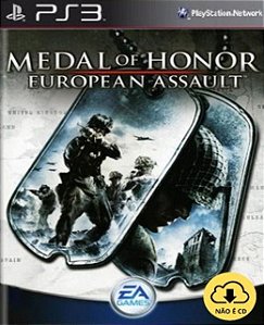 Medal of Honor European Assault (Classico Ps2) Midia Digital Ps3