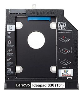 Adaptador Caddy Para Hd Ou Ssd - Notebook Lenovo Ideapad 330