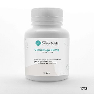 Cimicifuga 80mg + Amora 250mg  - Sintomas da Menopausa - 150 doses