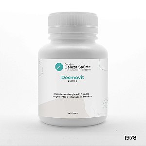 Desmovit 250mg : Hepatoprotetor Detox Hepático - 180 doses